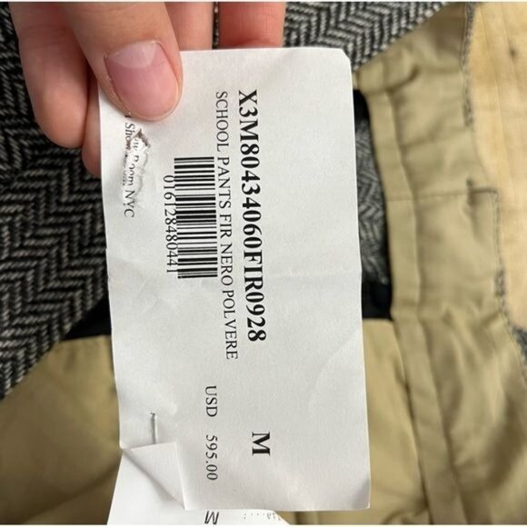 TOD'S School Pants in Grey Chevron - Picture 8 of 8